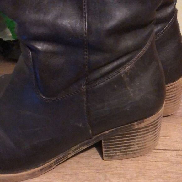 Rampage size 7.5 realto brown below knee to knee high boots - Picture 5 of 10